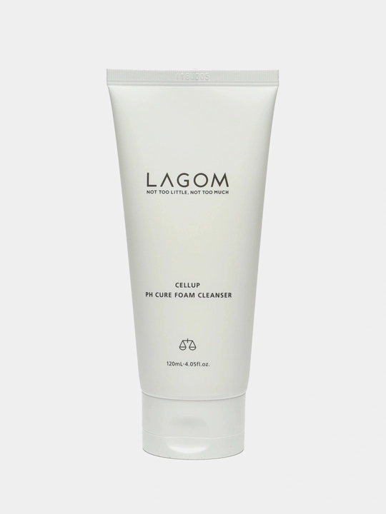 PH darajasi past bo'lgan yumshoq ko'pik Lagom Cellup Ph Cure Foam Cleanser, 120 ml