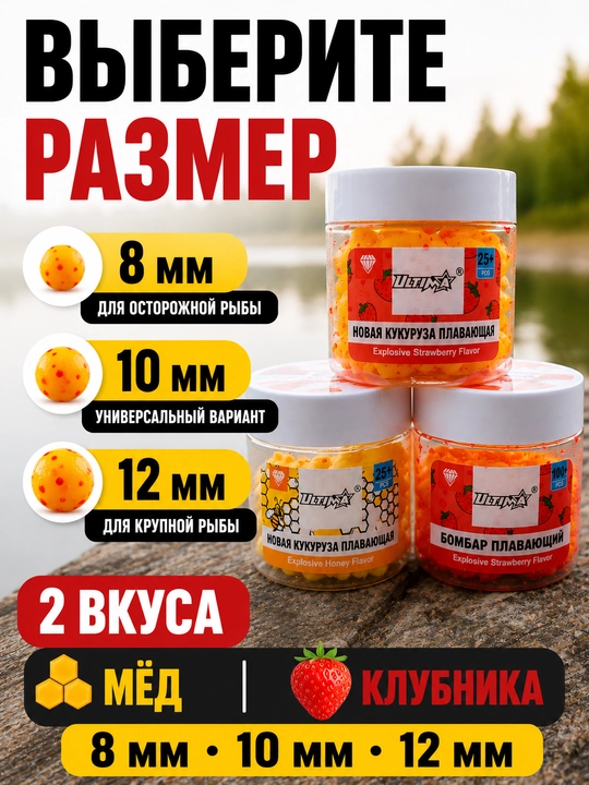 ULTIMA suzuvchi silikon bo‘ylari, karp va karas uchun baliq ovlash nasadkasi