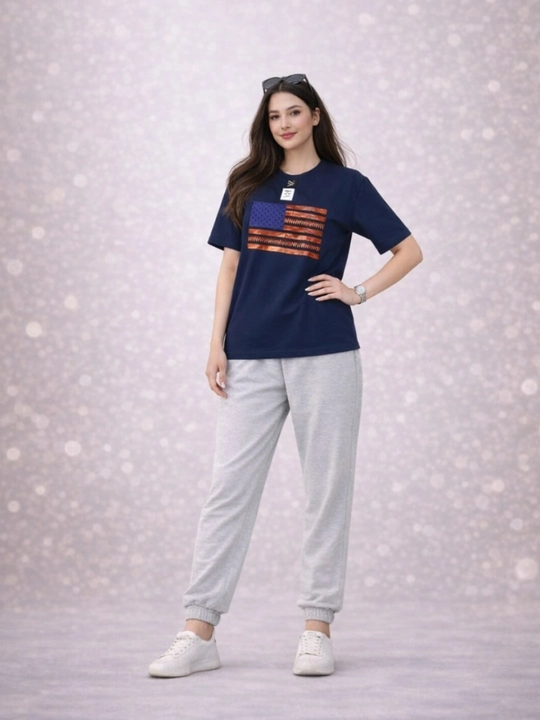 Ayollar sport komplekti, casual kostyum, kundalik qulay kiyim - 