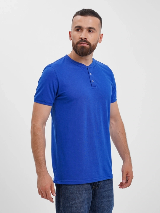 Футболка Henley на пуговицах, с коротким рукавом Ramonso, поло, финка