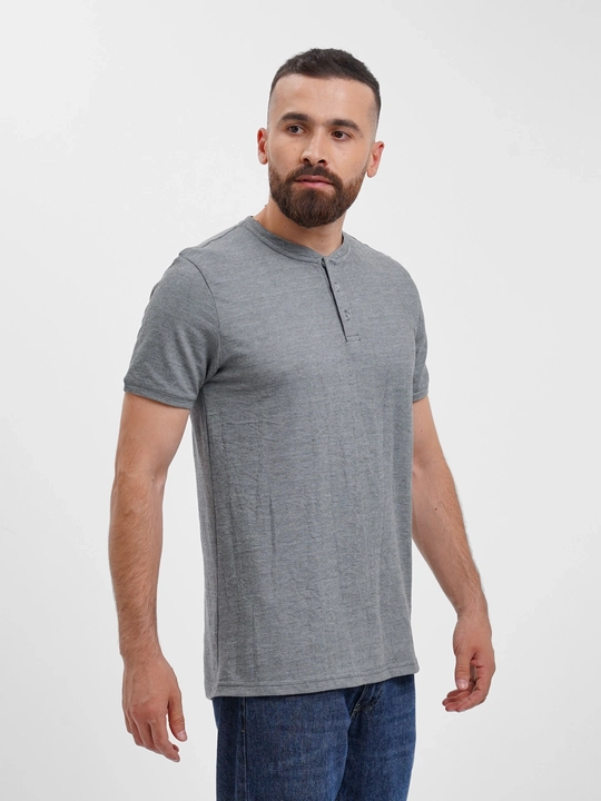 Футболка Henley на пуговицах, с коротким рукавом Ramonso, поло, финка - 
