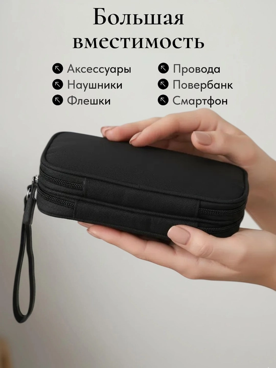 Simlar va aksessuarlar uchun tashkilotchi sumka, telefon g'ilofi