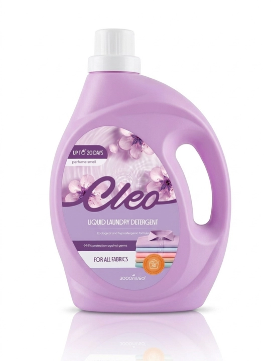 Cleo Universal Kir Yuvish Geli, rangli, oq va qora kiyimlar uchun, 1 va 3 litr