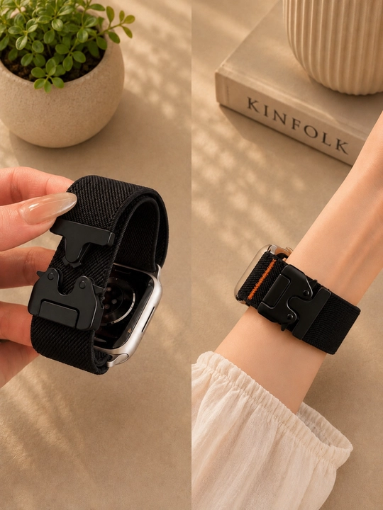 Apple Watch  remeshogi, neylon kamar, parashyut qulf, 42 44 45 46 49 mm, Ultra, SE