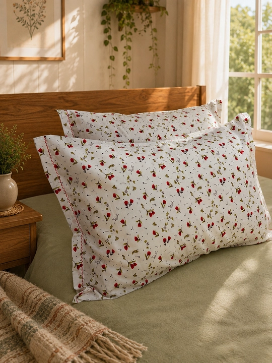 Yostiq jildlari 50 * 70, (POPLIN) matosi, 100% paxta, 2 dona, yostiq jildlari