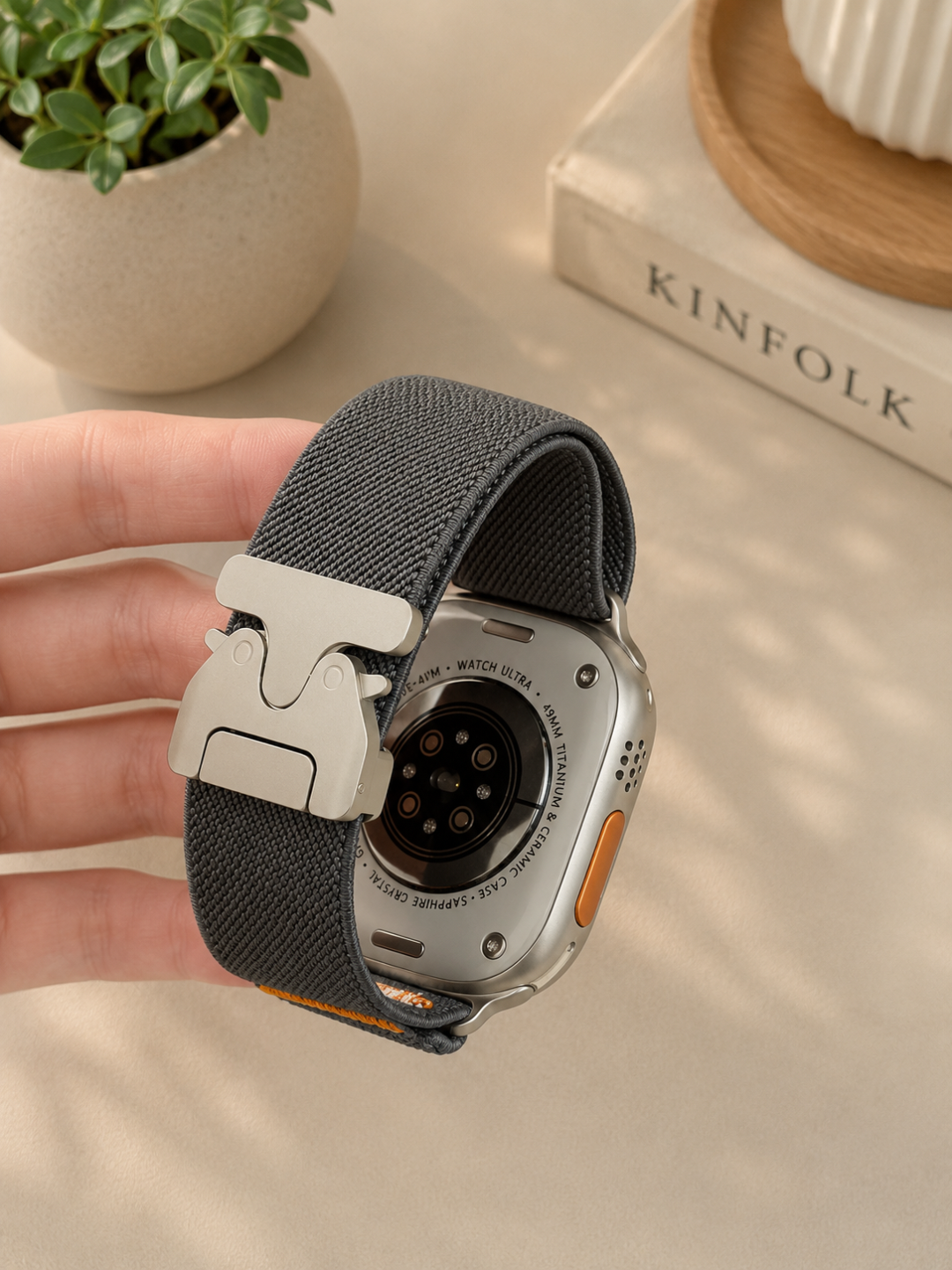 Apple Watch  remeshogi, neylon kamar, parashyut qulf, 42 44 45 46 49 mm, Ultra, SE
