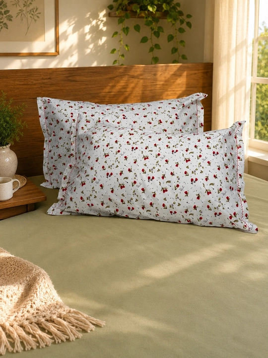 Yostiq jildlari 50 * 70, (POPLIN) matosi, 100% paxta, 2 dona, yostiq jildlari