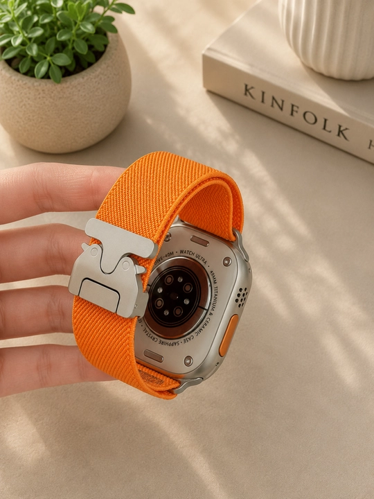 Apple Watch  remeshogi, neylon kamar, parashyut qulf, 42 44 45 46 49 mm, Ultra, SE