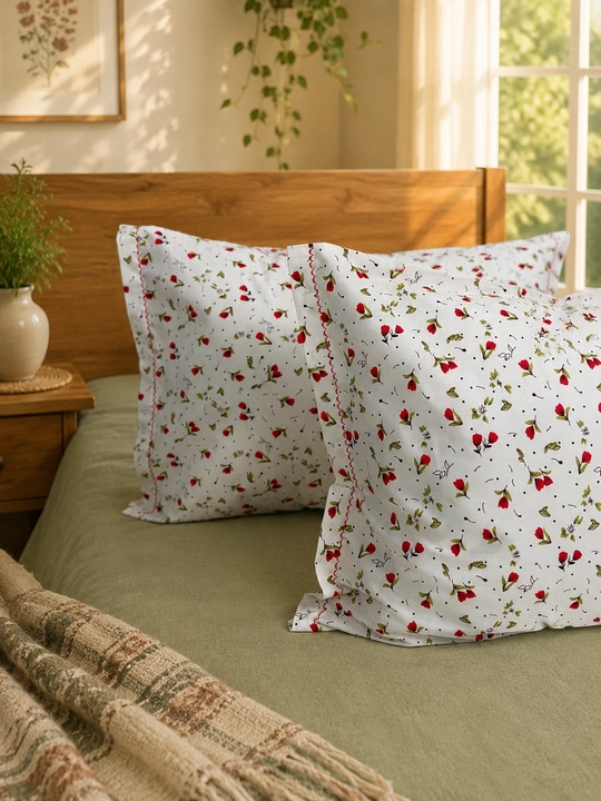 Yostiq jildlari 50 * 70, (POPLIN) matosi, 100% paxta, 2 dona, yostiq jildlari