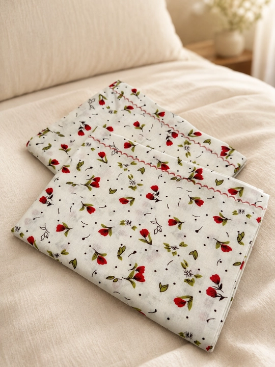 Yostiq jildlari 50 * 70, (POPLIN) matosi, 100% paxta, 2 dona, yostiq jildlari