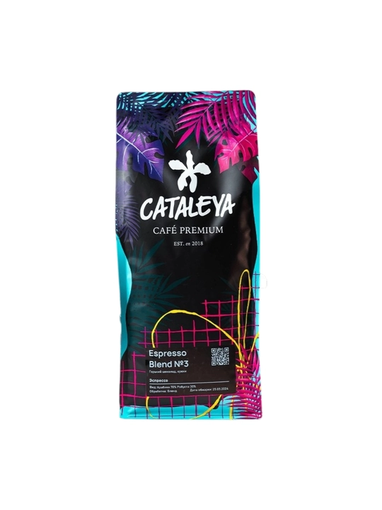 Кофе зерновой Cataleya Espresso Nº3,70% арабика 30% робуста - 