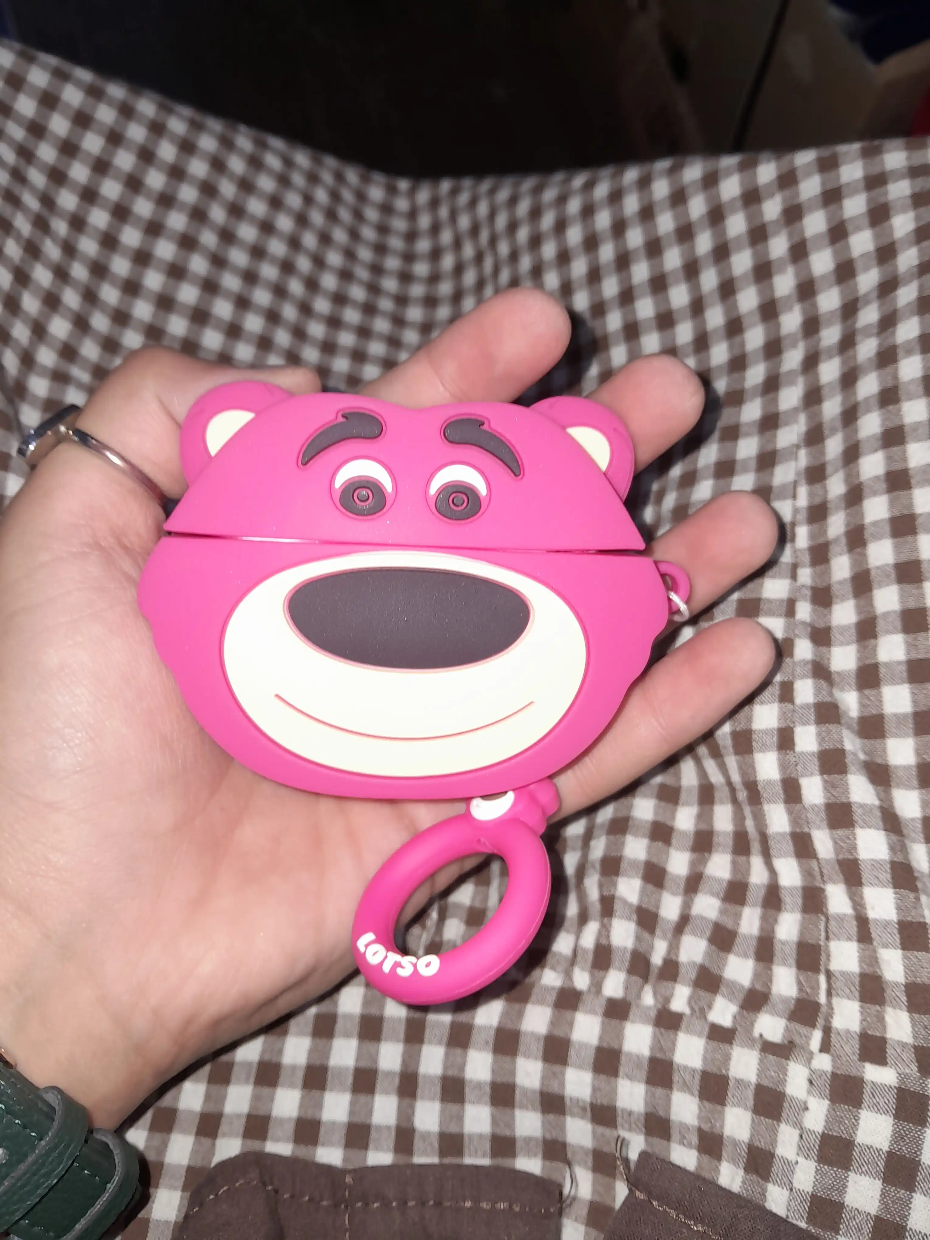 AirPods uchun silikon himoya g‘ilofi Kawaii dizaynli