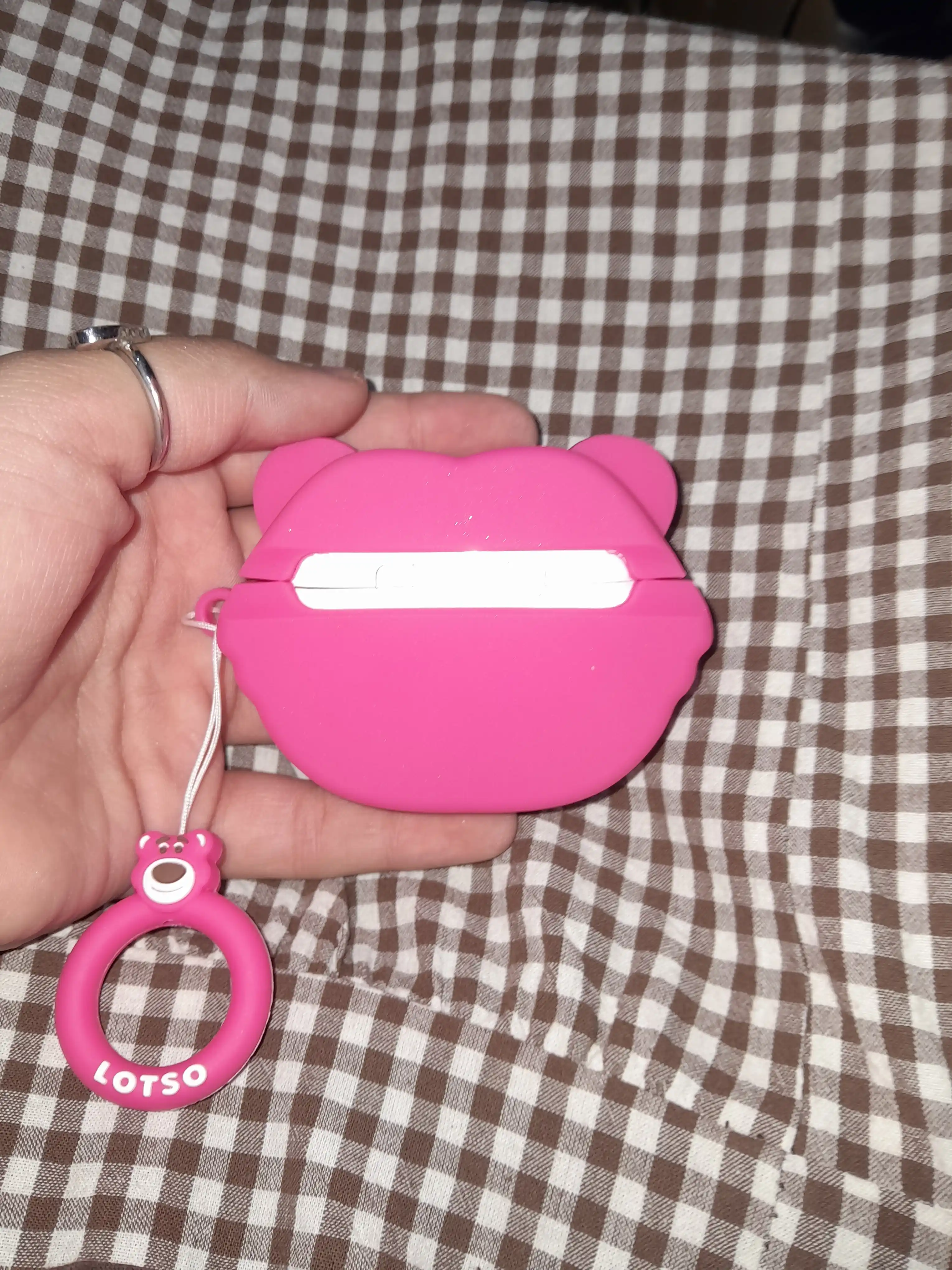 AirPods uchun silikon himoya g‘ilofi Kawaii dizaynli