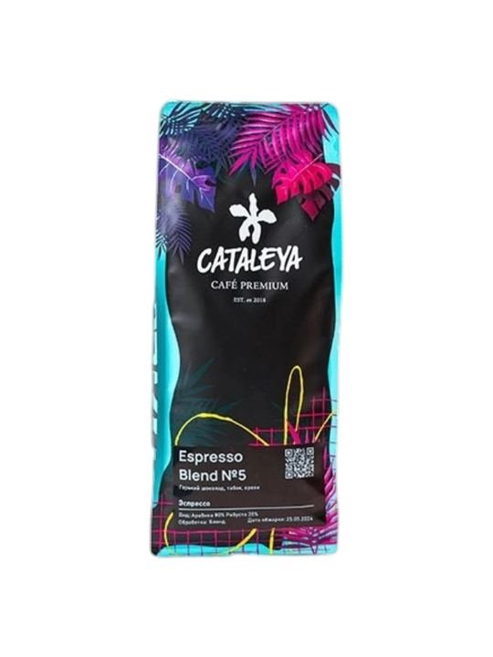 Cataleya Espresso Nº5 donli qahvasi, 80% arabik 20% robust