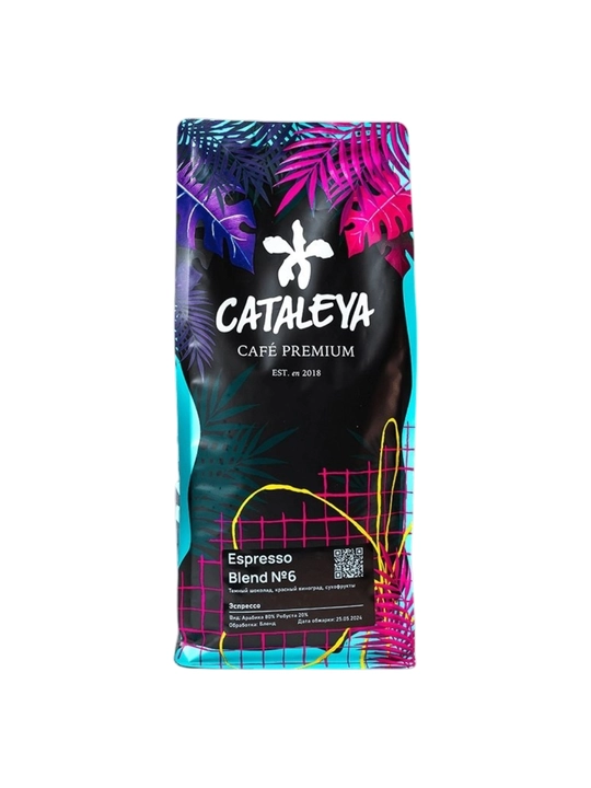 Кофе зерновой Cataleya Espresso Nº6,80% арабика 20% робуста - 