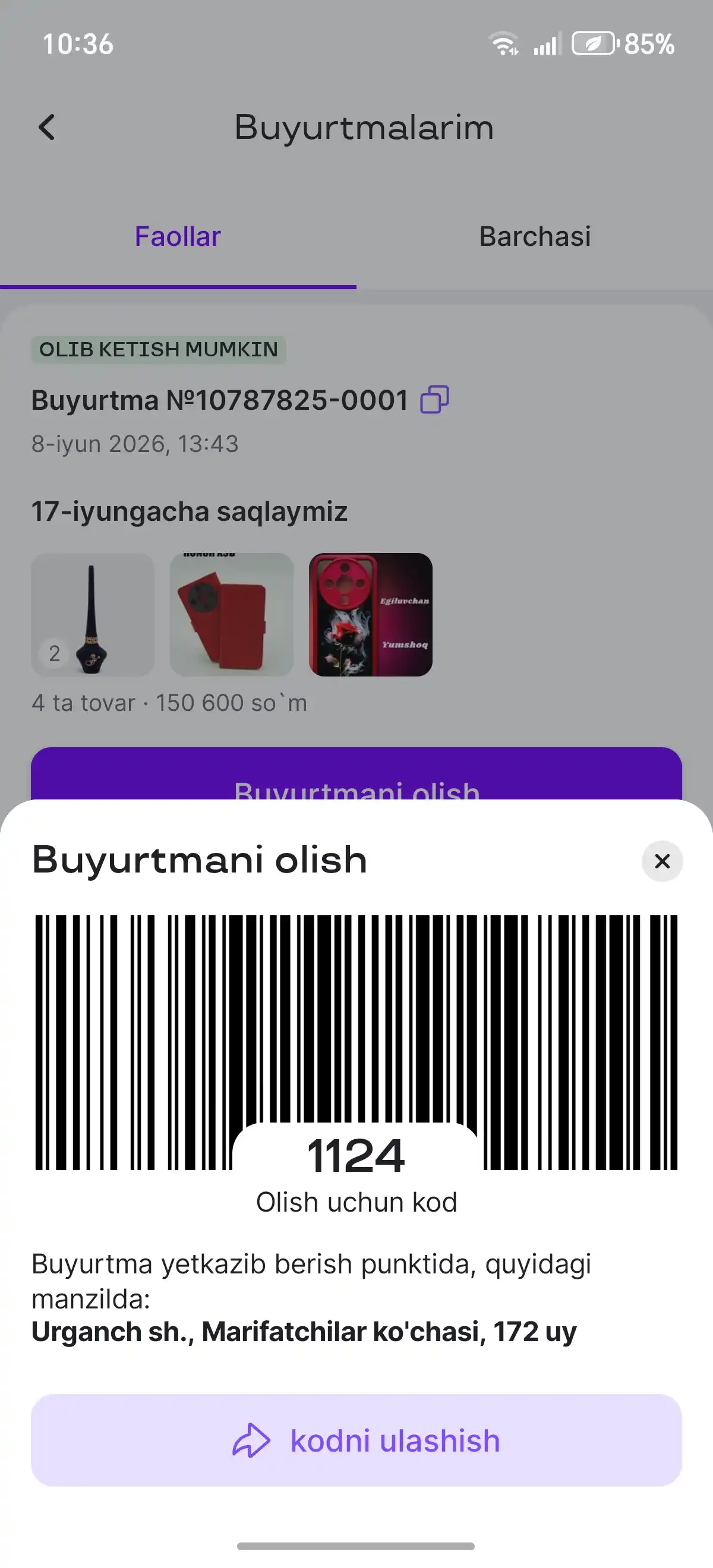 Honor X9D smartfoni g‘ilofi