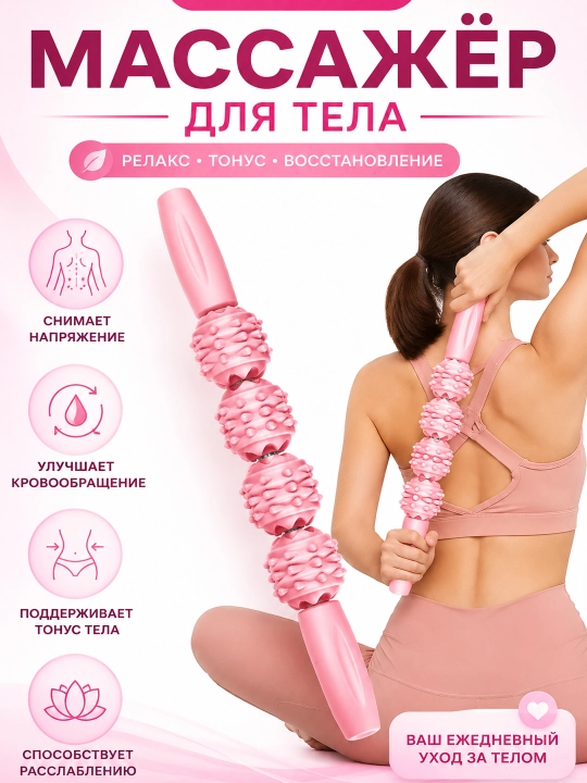 Массажёр для ног с роликами и магнитными точками антистресс массаж стоп - 
