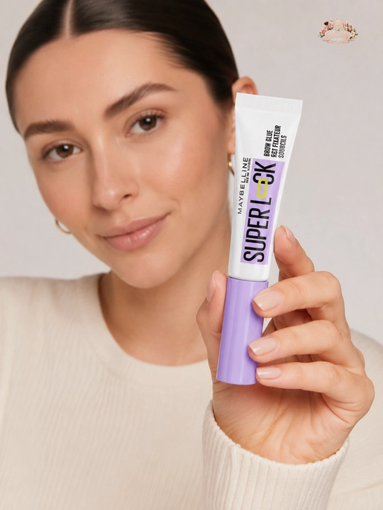 Qoshlarning tabiiy ko‘rinishi va bejirim shakli, Maybelline Super Lock Brow Glue qosh geli