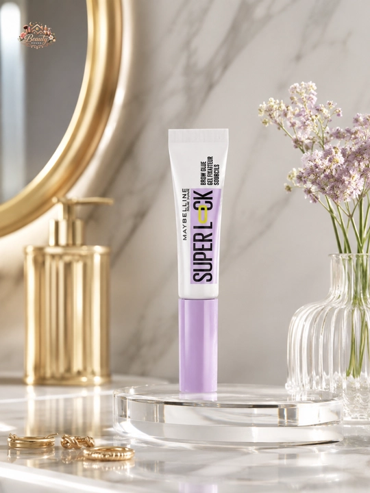 Qoshlarning tabiiy ko‘rinishi va bejirim shakli, Maybelline Super Lock Brow Glue qosh geli - 
