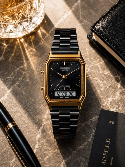 Мужские наручные часы — UZAKSES-CASIO01-ЖЕЛТ