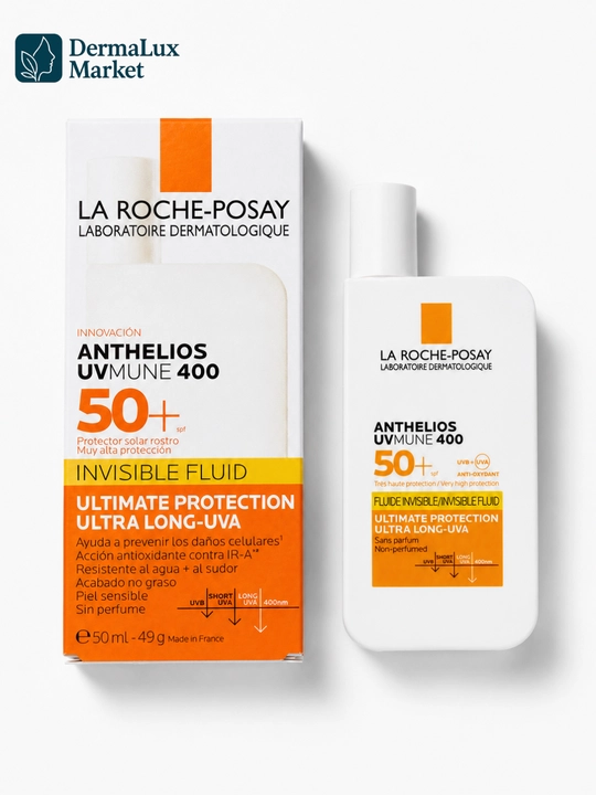 Oq iz qoldirmaydigan yengil yuz fluyid La Roche Anthelios SP50, 50 ml