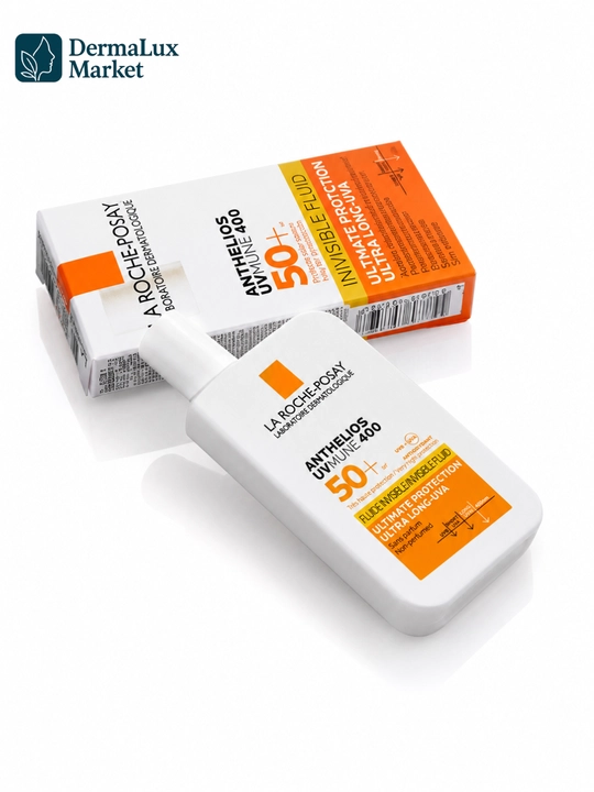 Oq iz qoldirmaydigan yengil yuz fluyid La Roche Anthelios SP50, 50 ml