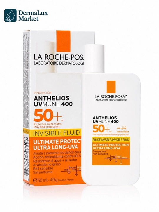 Oq iz qoldirmaydigan yengil yuz fluyid La Roche Anthelios SP50, 50 ml