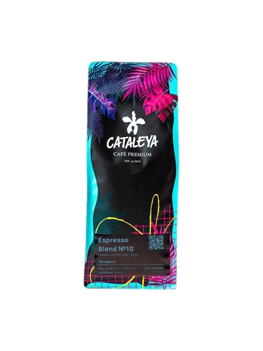 Кофе зерновой Cataleya Espresso Nº10, 80% арабика 20% робуста