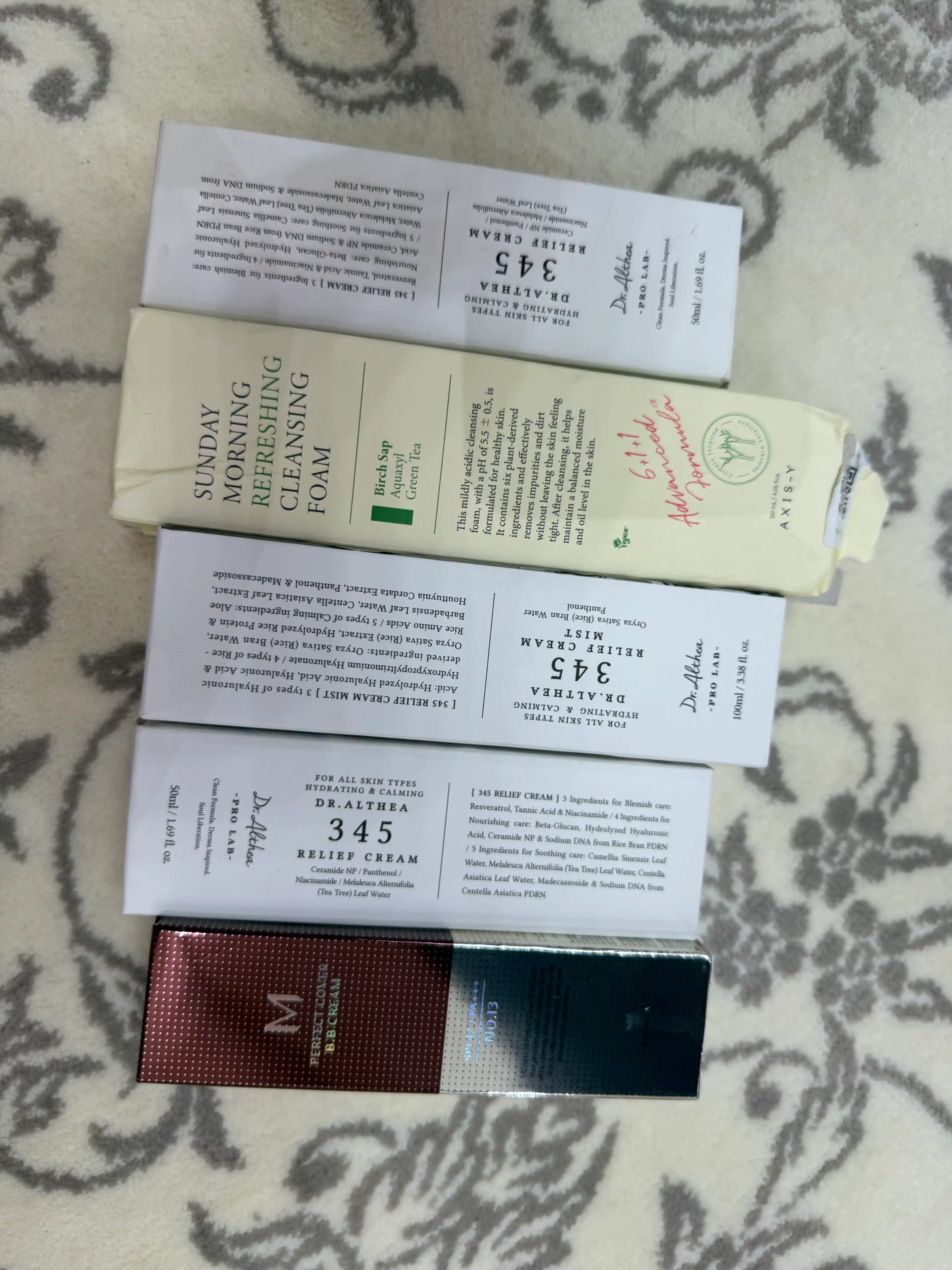 Dr. Althea 345 Relief Cream – sezgir va akne teri uchun tinchlantiruvchi krem, 50 ml