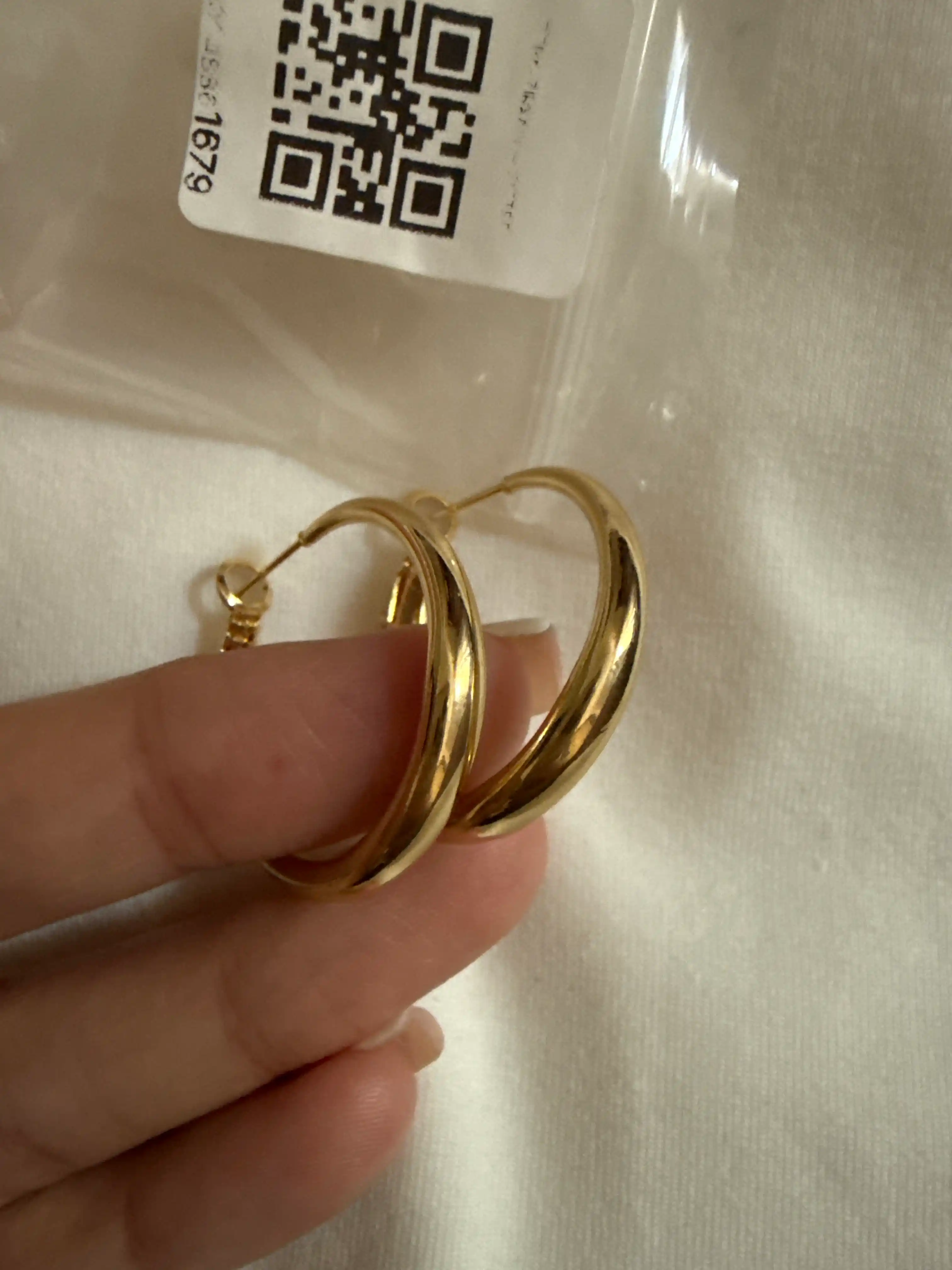 Серьги кольца, круглые, конго серебрянного, золотого, красных цветов