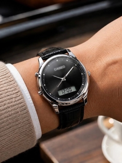 Мужские наручные часы — UZAKSES-CASIO01-ЧЕРН