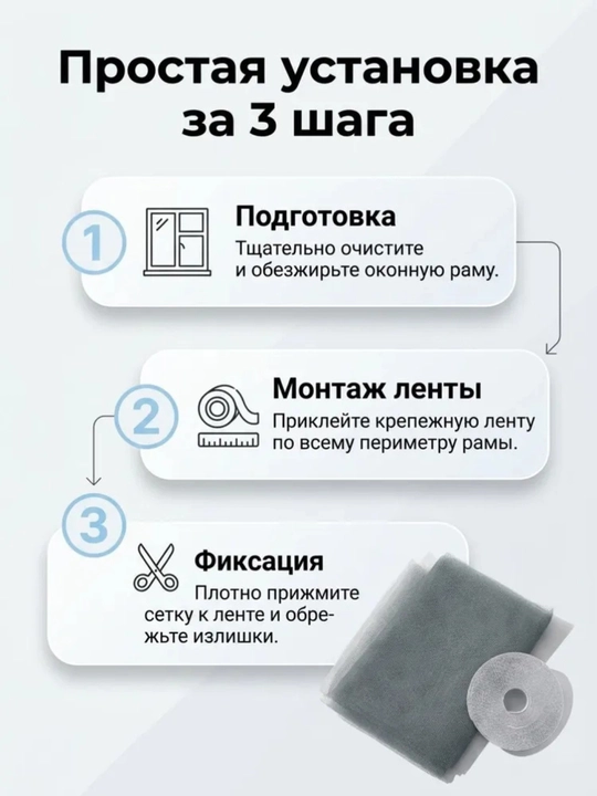 Сетка москитная для окон, Антимоскитные сетки,сетка от насикомых с самоклеющейся лентой
