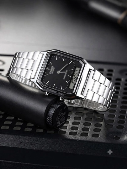 Мужские наручные часы — UZAKSES-CASIO01-ТЕМНСЕР