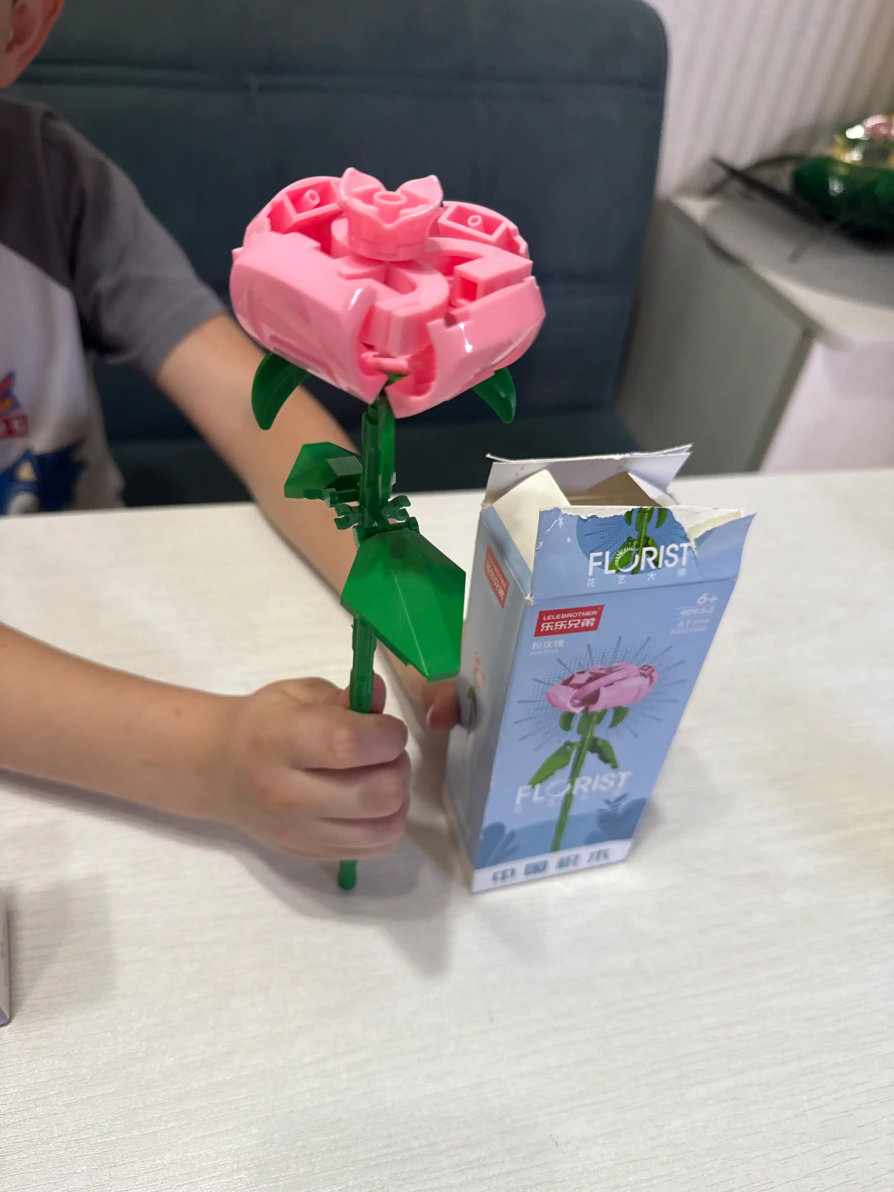 Gullar 3D konstruktori, qiz bolaga sovg'a rivojlanuvchi o'yinchoq