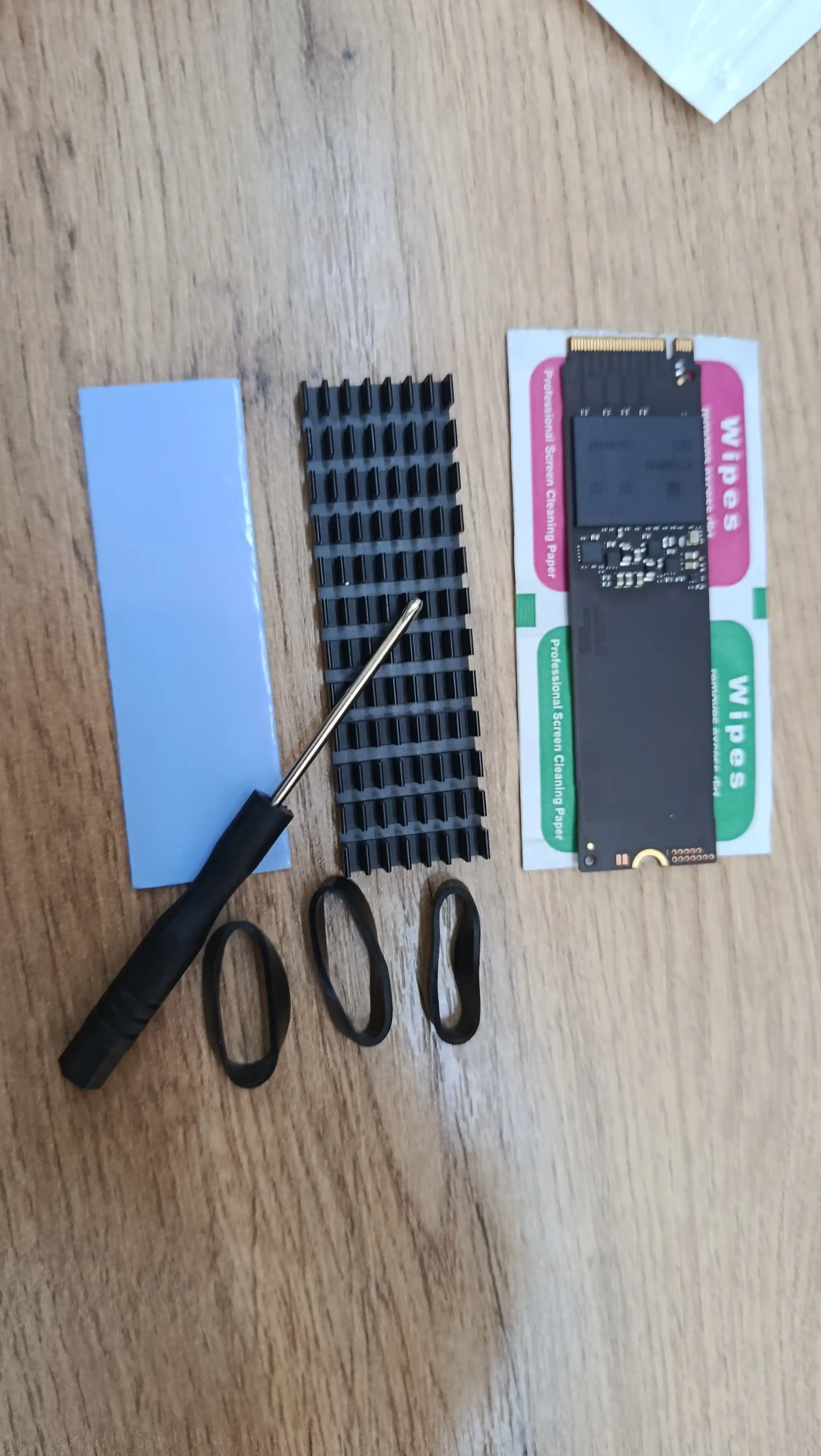 Alyuminiy sovutgichli radiator, SSD Nvme M2 uchun
