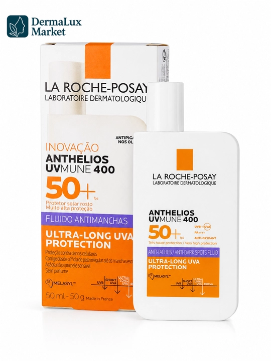 Himoya fluyid yuz uchun La Roche Anthelios SP50 oq izsiz yengil tekstura 50 ml
