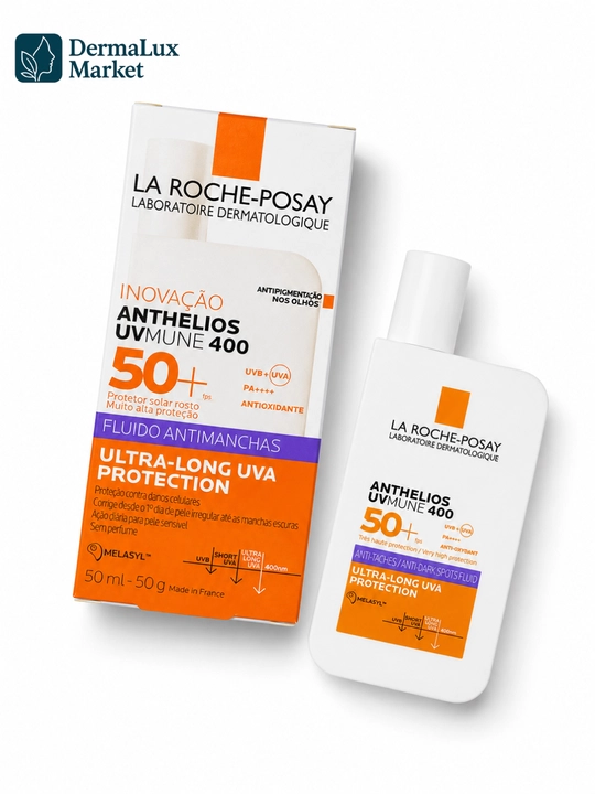 Himoya fluyid yuz uchun La Roche Anthelios SP50 oq izsiz yengil tekstura 50 ml