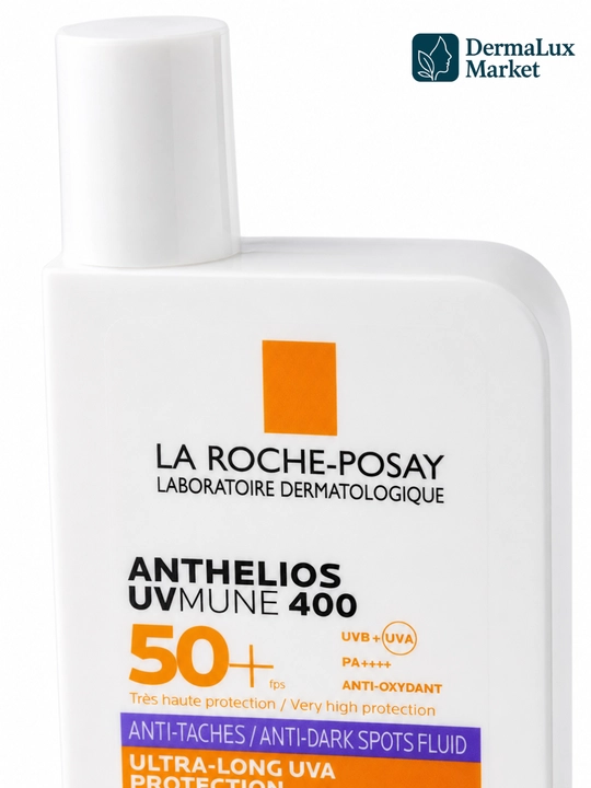 Himoya fluyid yuz uchun La Roche Anthelios SP50 oq izsiz yengil tekstura 50 ml