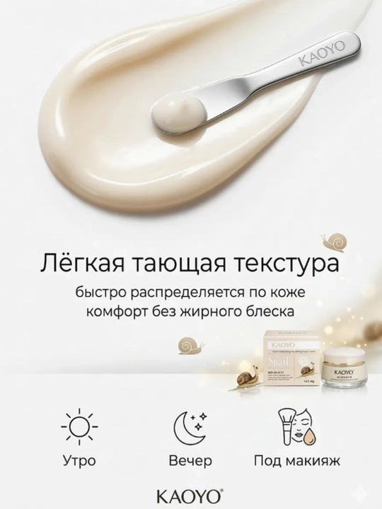 Yuz uchun Kaoyo kremi, oziqlantiruvchi va namlantiruvchi yuz kremi, 60 gr
