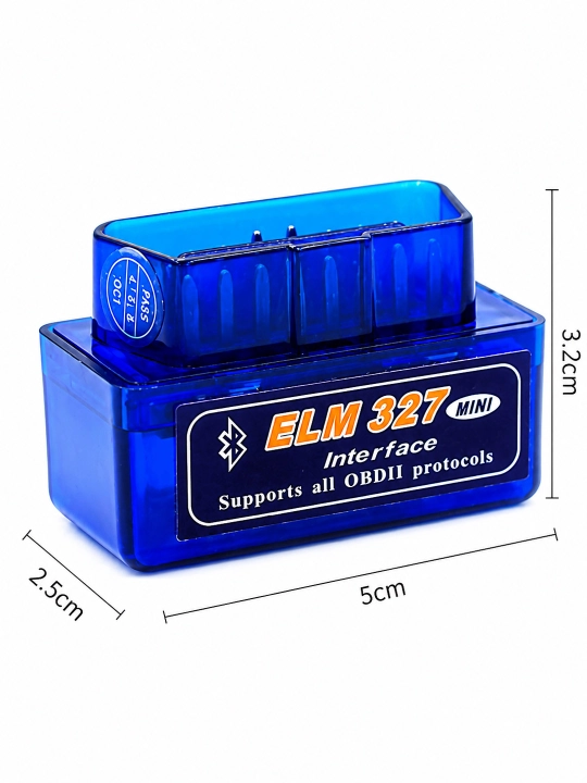 ELM327 OBD2 V2.1 avtoskaner, Android va Windows uchun Bluetooth diagnostika adapteri