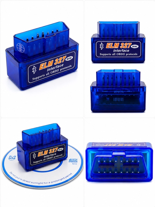 ELM327 OBD2 V2.1 avtoskaner, Android va Windows uchun Bluetooth diagnostika adapteri