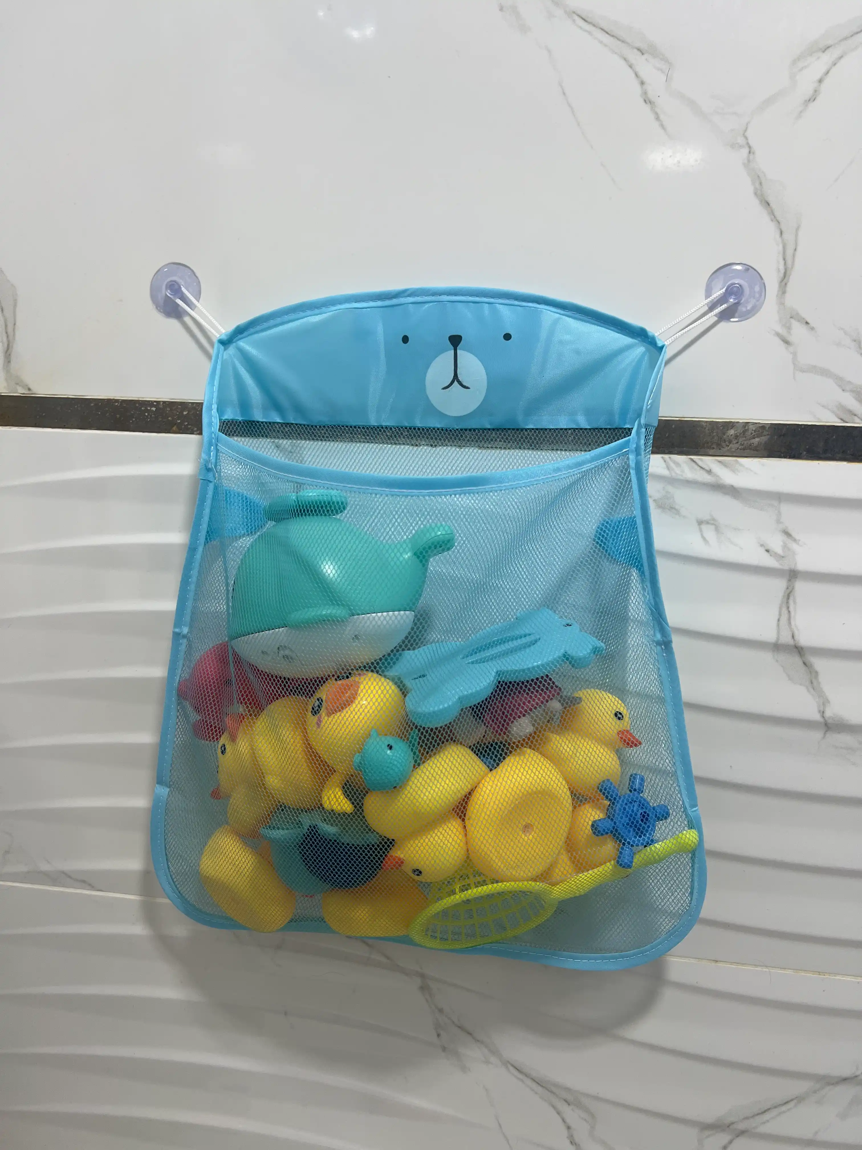 Сетка для игрушек в ванную на крючках (крючки в комплекте)