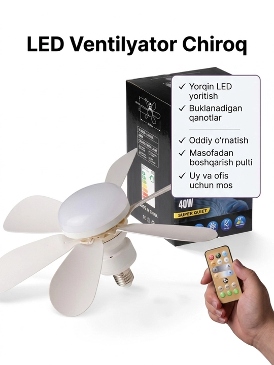 Ventilyator chiroq - 