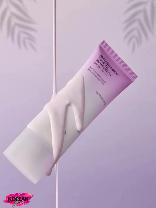 Quyoshdan himoyalovchi yorqinlashtiruvchi krem Jumiso Niacinamide 3+ Tone Up Sunscreen SPF50+ PA++++