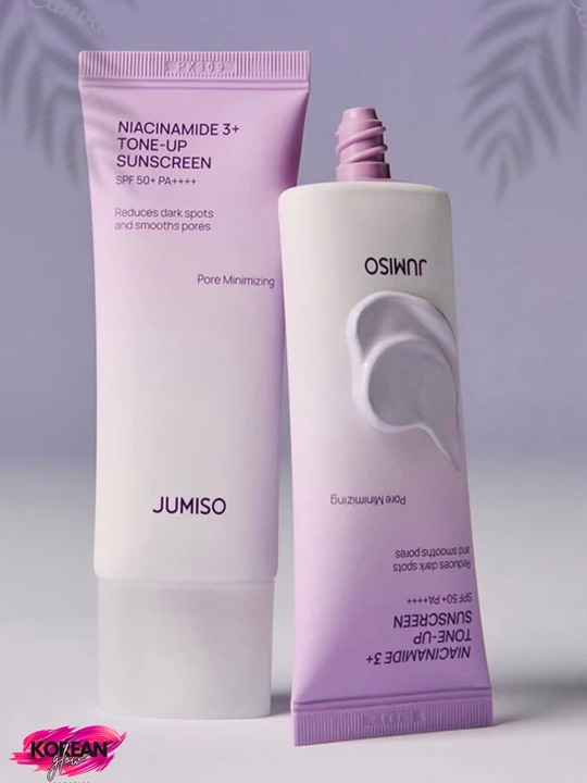Quyoshdan himoyalovchi yorqinlashtiruvchi krem Jumiso Niacinamide 3+ Tone Up Sunscreen SPF50+ PA++++