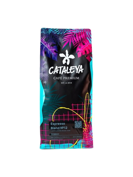 Кофе зерновой Cataleya Espresso Nº12,80% арабика 20% робуста - 