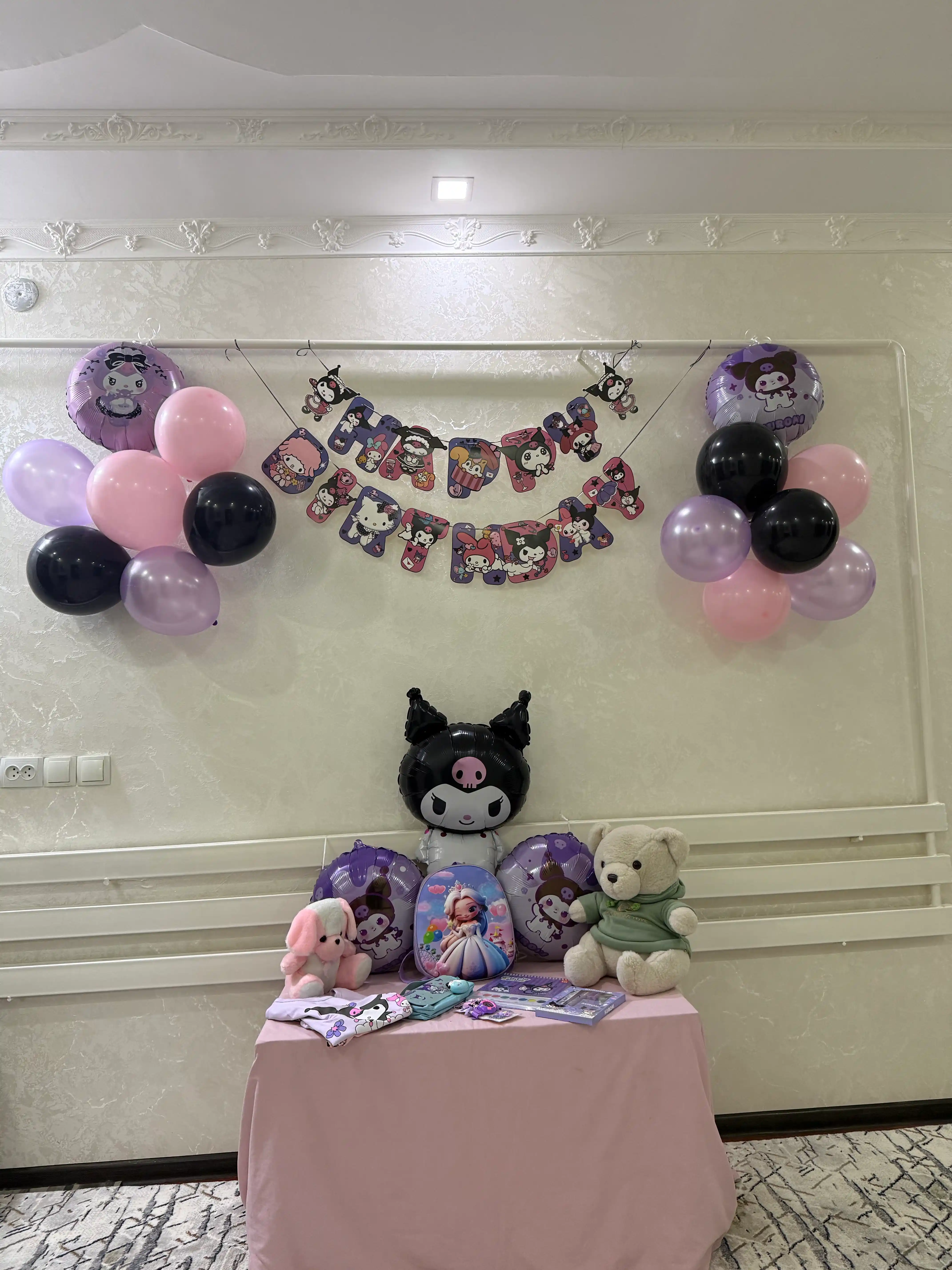 Minecraft, Stich, Elza, Yakkashox, Lady bug multfilm qahramonlari tug‘ilgan kun sharlari