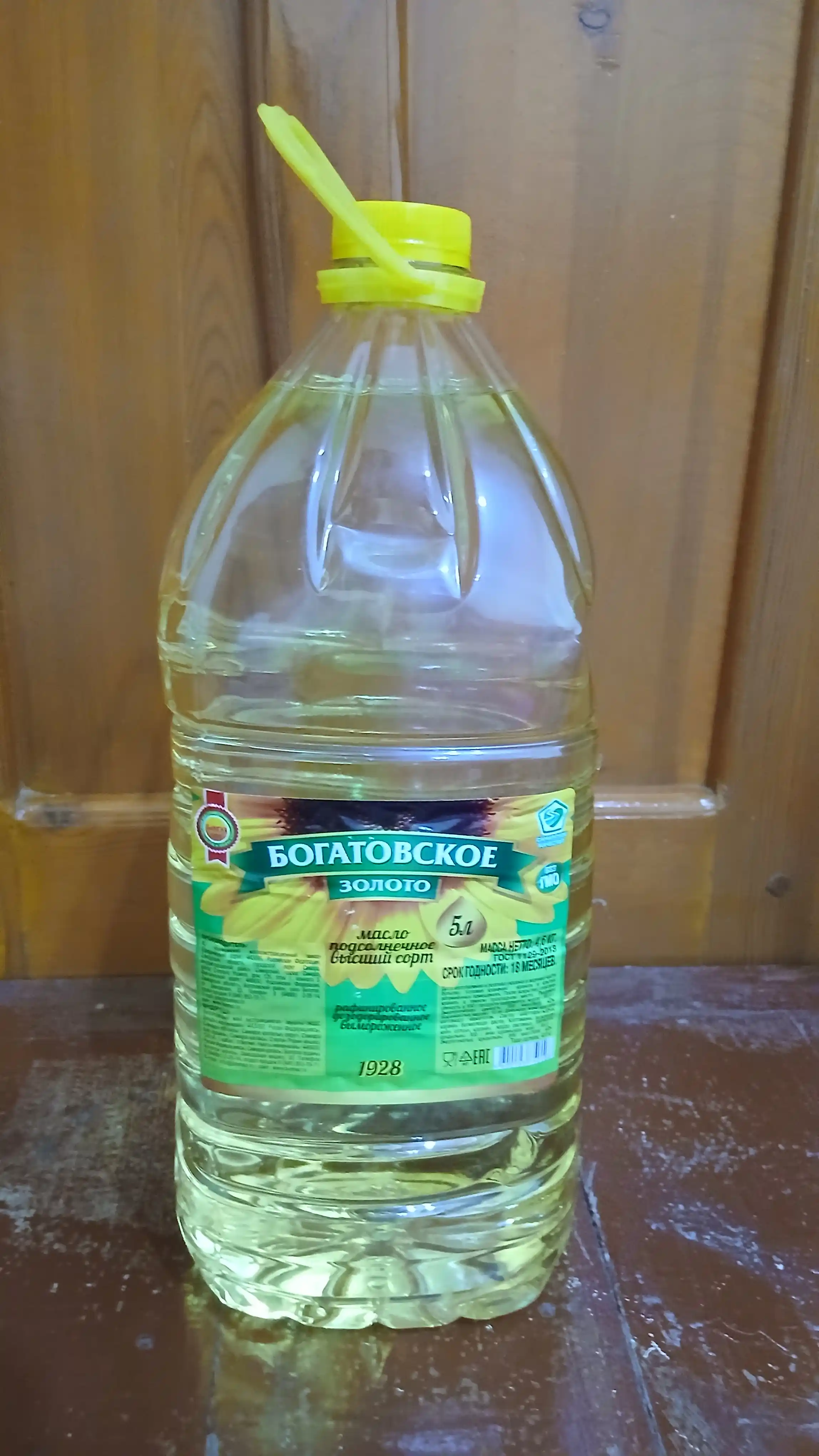 RUSSO kungaboqar yog‘i, 5 litr, oliy navli, tozalangan, hidsizlantirilgan
