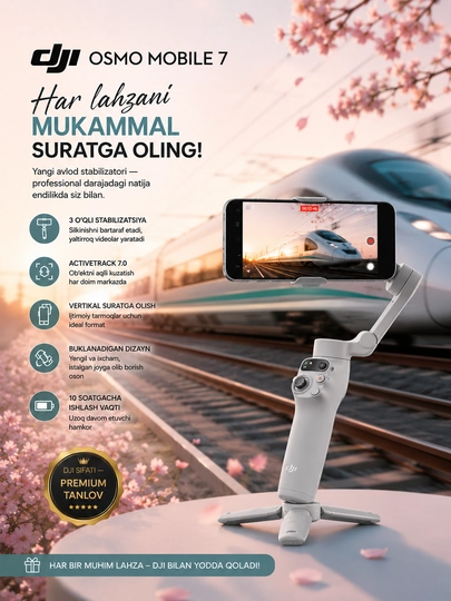 DJI Osmo Mobile 7 стабилизатор 