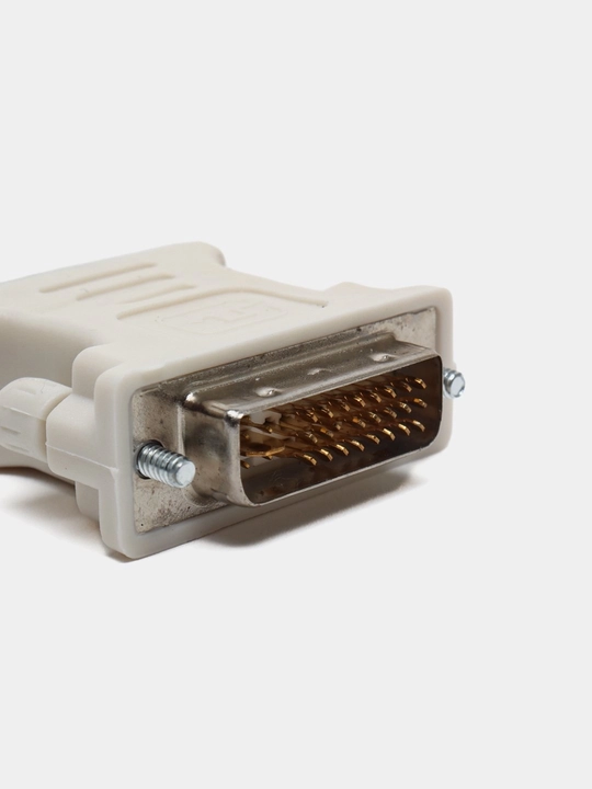 Adapter DVI-I 24+5 Pin dan VGA 15 Pin ga o'tkazuvchi monitor, proyektor va kompyuter uchun